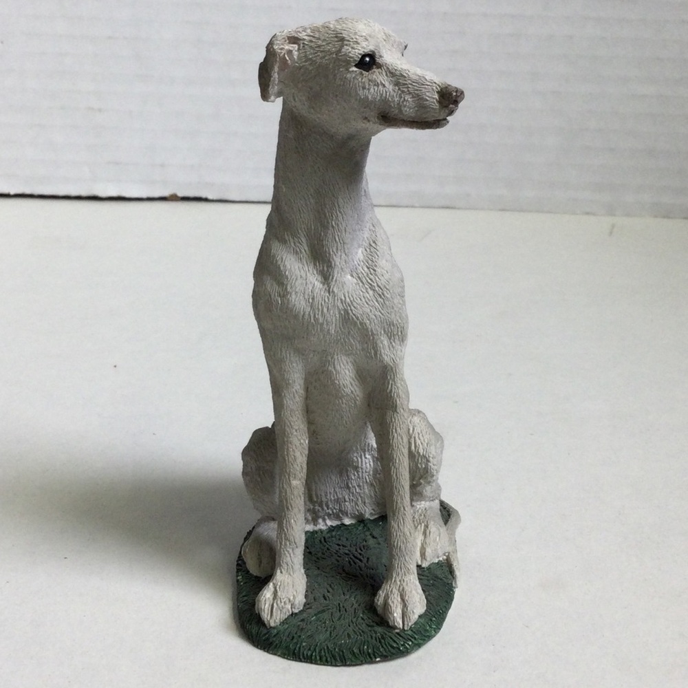 Stone Critters SC-448 Greyhound Realistic Resin Figurine Dog VTG - Picture 5 of 9